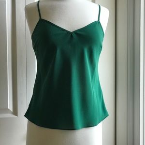 Dark green cami blouse